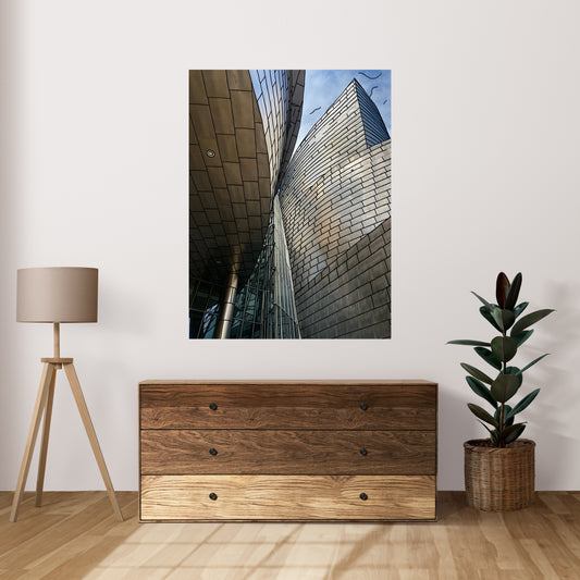 Bilbao (Digital artwork on canvas)