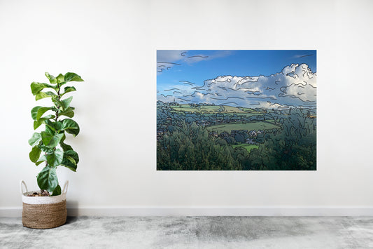 Kendal (Digital artwork on canvas)